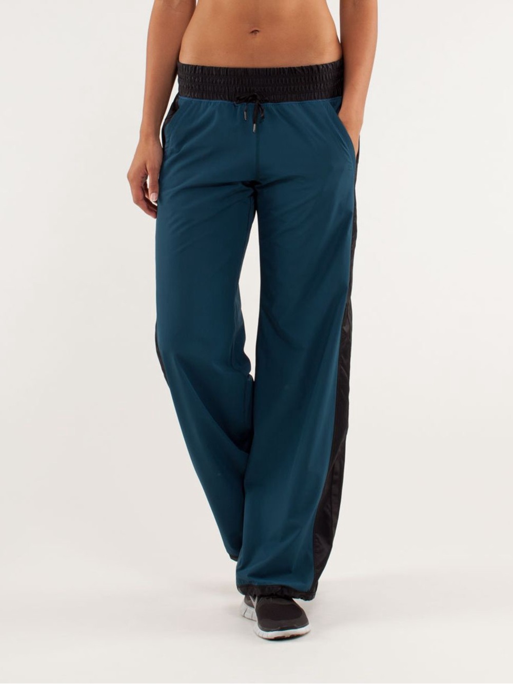 Lululemon Run: Right Round Lined Pant Alberta Lake / Black - Unisex